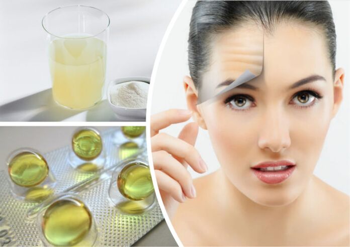 Sérum aux vitamines pour rajeunir la peau du visage